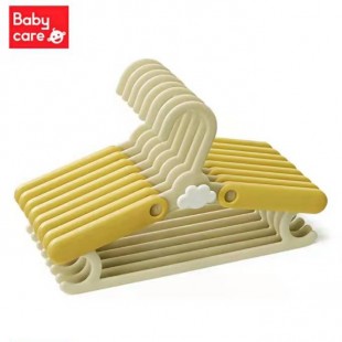 Babycare Adjustable Kids Hangers 8pcs - Yellow